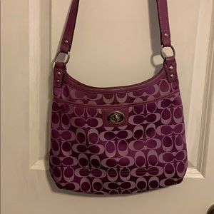 Purple Coach Purse